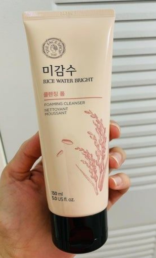 The Face Shop Rice Water Bright Facial Foaming Cleanser 150 ml - Image 3