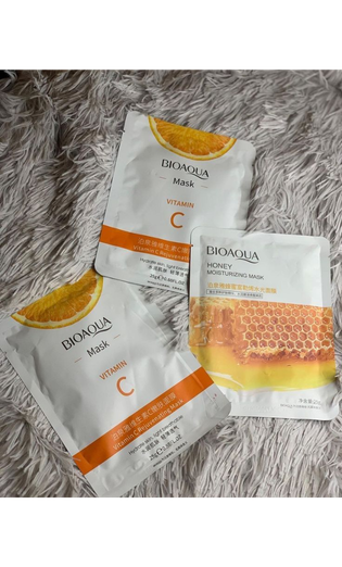 BIOAQUA Vitamin C Beautiful Skin Mask 25g - Image 3